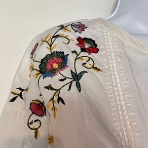 Embroidered Blouse - Sz. XS - LOFT
